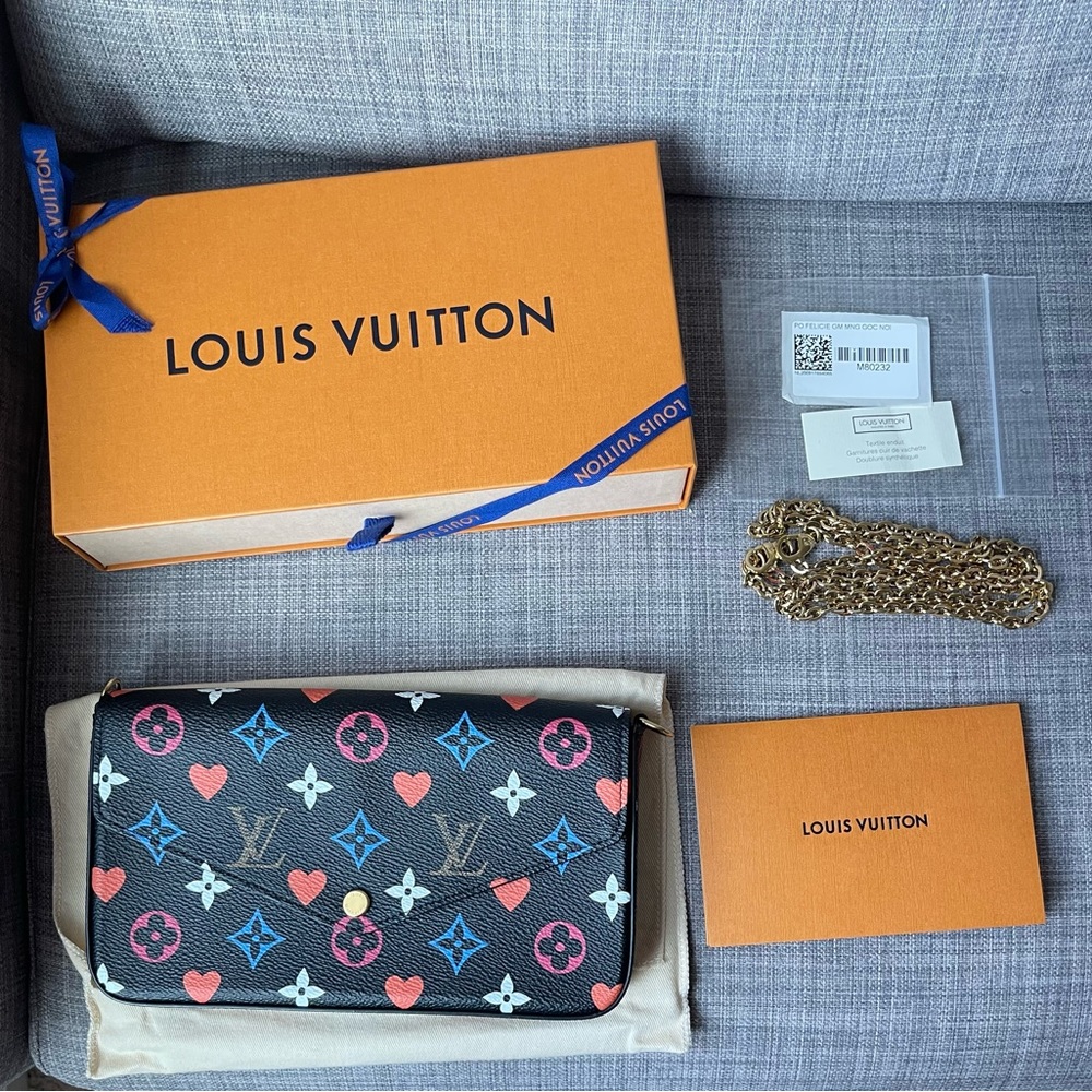 Louis Vuitton Felicie Pochette Game On Limited Edition